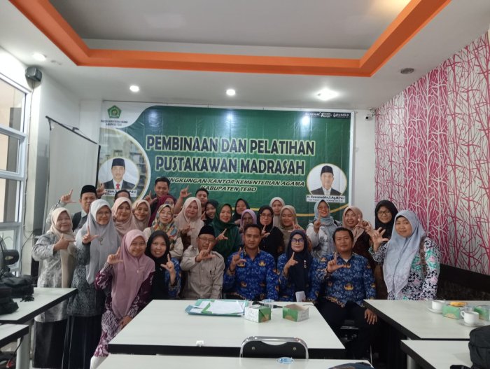 Tingkatkan Kualitas Literasi, Pegawai MIN 2 Tebo Ikuti Pelatihan Pustakawan Madrasah